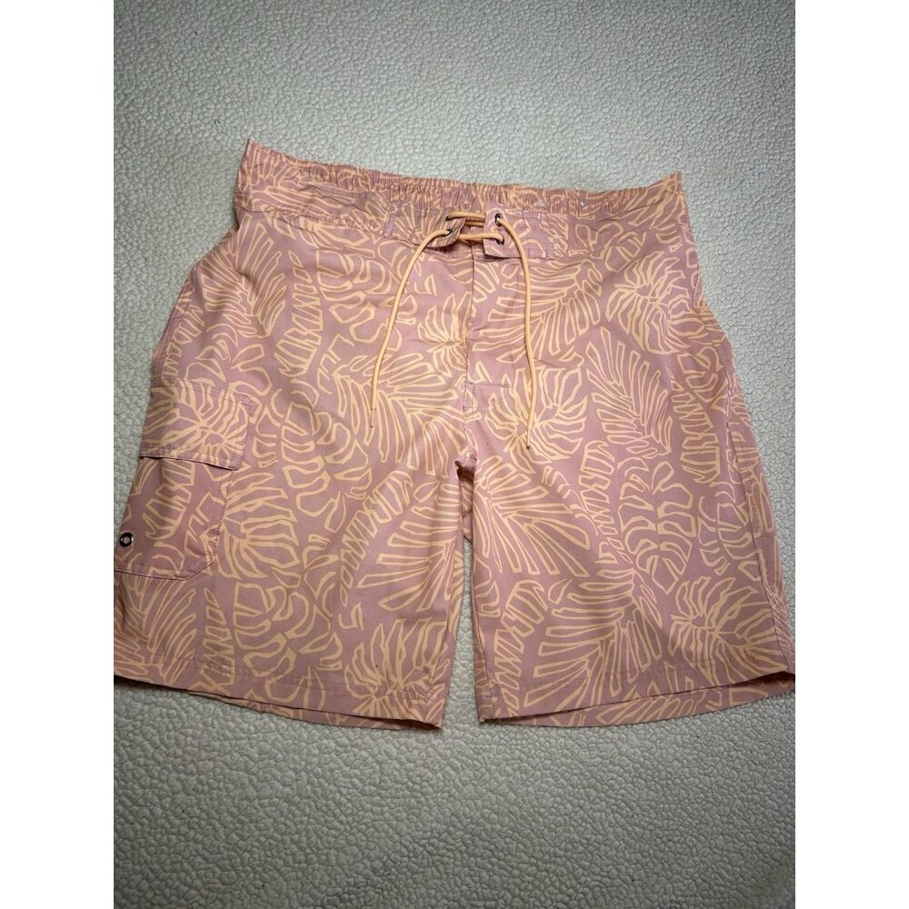 Arizona Men's Color Peach  Size L Swim Trunks